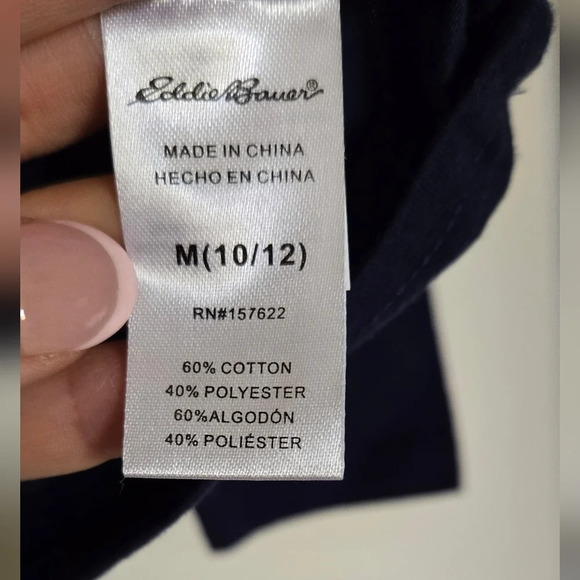 Eddie Bauer Boys Long Sleeve Shirt Sz 10/12 - Picture 4 of 5